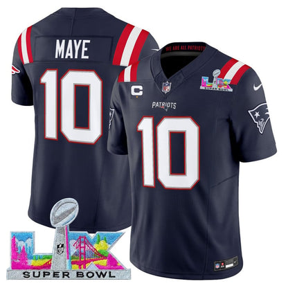 NE 2025 Super Bowl LX Vapor Limited Jersey N8 - All Stitched-DTD