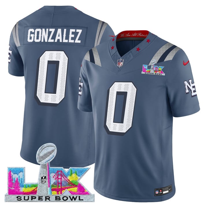 NE 2025 Super Bowl LX Vapor Limited Jersey N8 - All Stitched-DTD