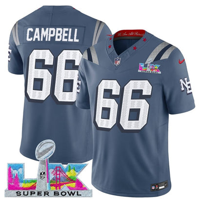NE 2025 Super Bowl LX Vapor Limited Jersey N8 - All Stitched-DTD