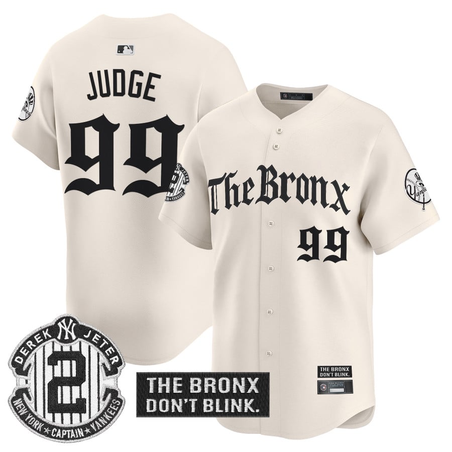 Yankees 'The Bronx - Gothic Ink Drop Edition' Vapor Premier Limited Jersey - All Stitched-DTD