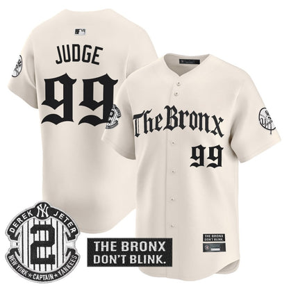 Yankees 'The Bronx - Gothic Ink Drop Edition' Vapor Premier Limited Jersey - All Stitched-DTD