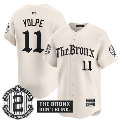 Yankees 'The Bronx - Gothic Ink Drop Edition' Vapor Premier Limited Jersey - All Stitched-DTD