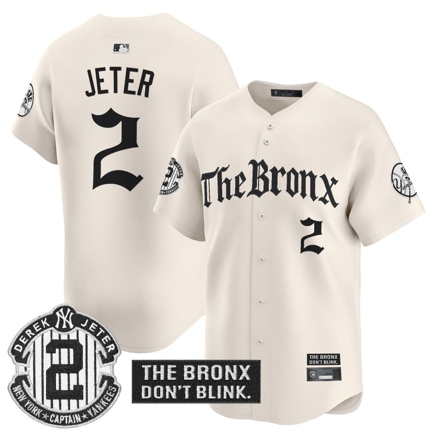 Yankees 'The Bronx - Gothic Ink Drop Edition' Vapor Premier Limited Jersey - All Stitched-DTD