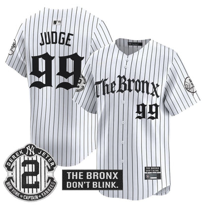 Yankees 'The Bronx - Gothic Ink Drop Edition' Vapor Premier Limited Jersey - All Stitched-DTD