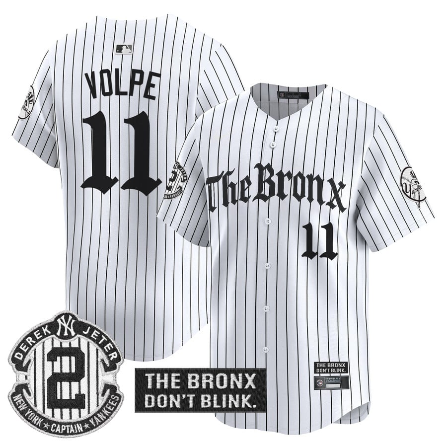 Yankees 'The Bronx - Gothic Ink Drop Edition' Vapor Premier Limited Jersey - All Stitched-DTD