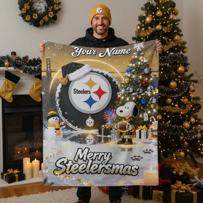 PIT x SNP | Premium Christmas Fleece Blanket & Throw Pillow-DTD