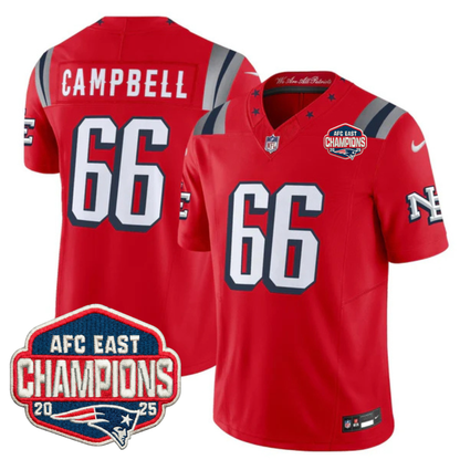 NE 2025 "Rivalries" AFC East Champions Vapor Limited Jersey - All Stitched-DTD