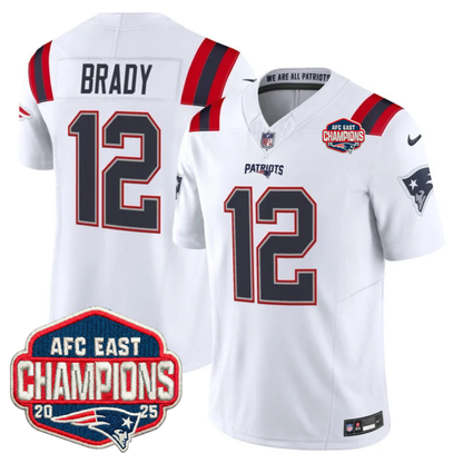 NE AFC East Champions Patch Vapor Limited Jersey - All Stitched-DTD