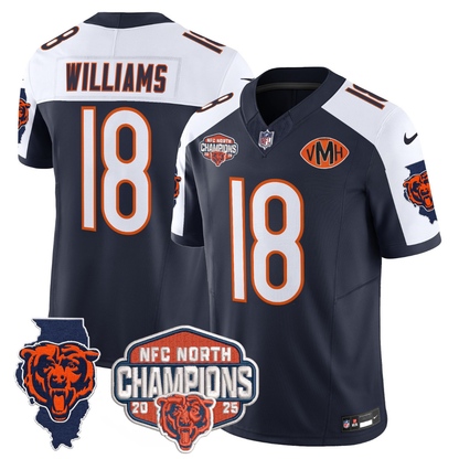 CHI 2025 NFC North Champions Patch Jersey V2 - All Stitched-DTD