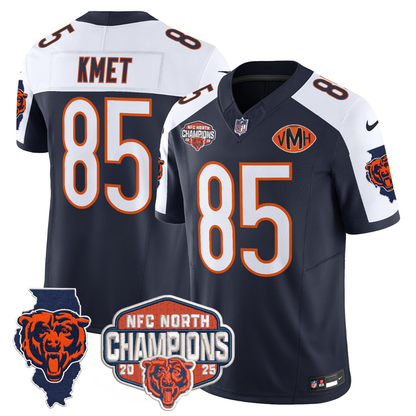 CHI 2025 NFC North Champions Patch Jersey V2 - All Stitched-DTD