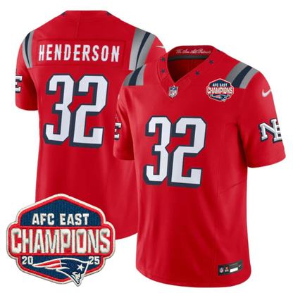 NE 2025 "Rivalries" AFC East Champions Vapor Limited Jersey - All Stitched-DTD
