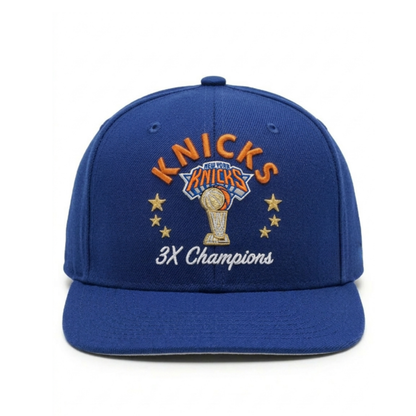 NYK 2026 Basketball Champions Snapback Embroidered Cap V2-DTD