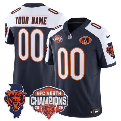 CHI 2025 NFC North Champions Patch Jersey V2 - All Stitched-DTD