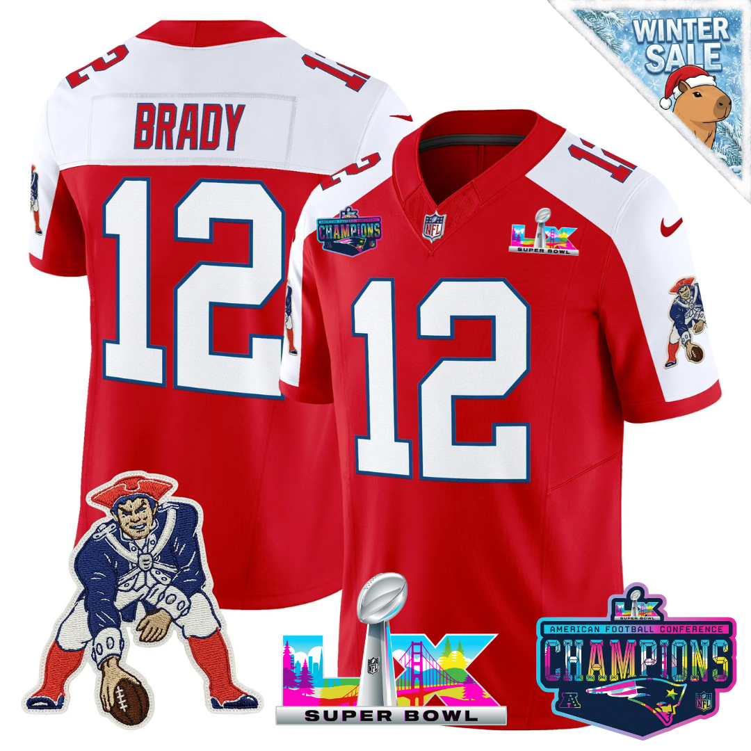 NE 2025 Vapor Jersey - AFC Champions Limited Patch - All Stitched-DTD