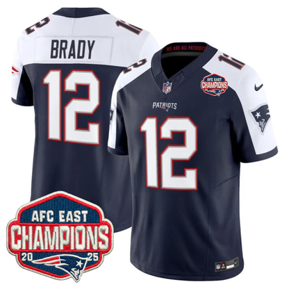 NE AFC East Champions Patch Vapor Limited Jersey - All Stitched-DTD