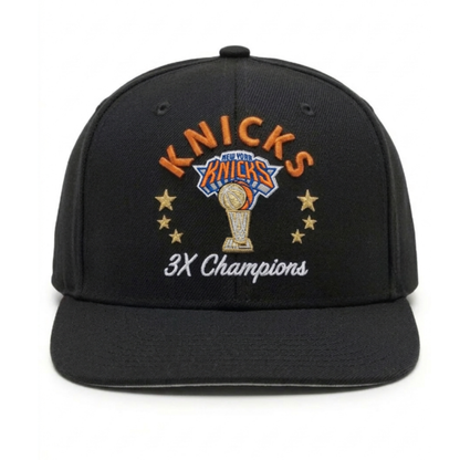 NYK 2026 Basketball Champions Snapback Embroidered Cap V2-DTD