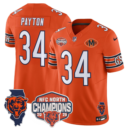 CHI 2025 NFC North Champions Patch Jersey V2 - All Stitched-DTD