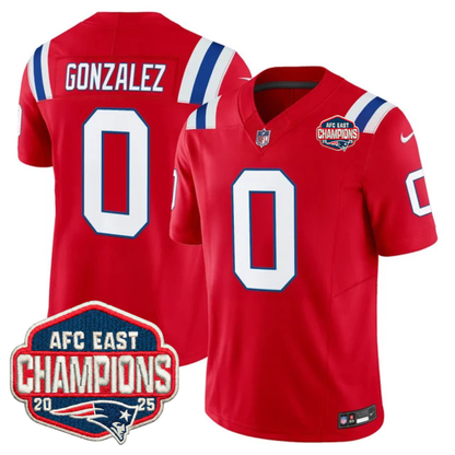 NE AFC East Champions Patch Vapor Limited Jersey - All Stitched-DTD