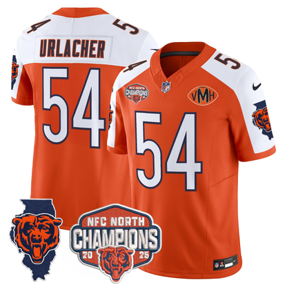 CHI 2025 NFC North Champions Patch Jersey V2 - All Stitched-DTD