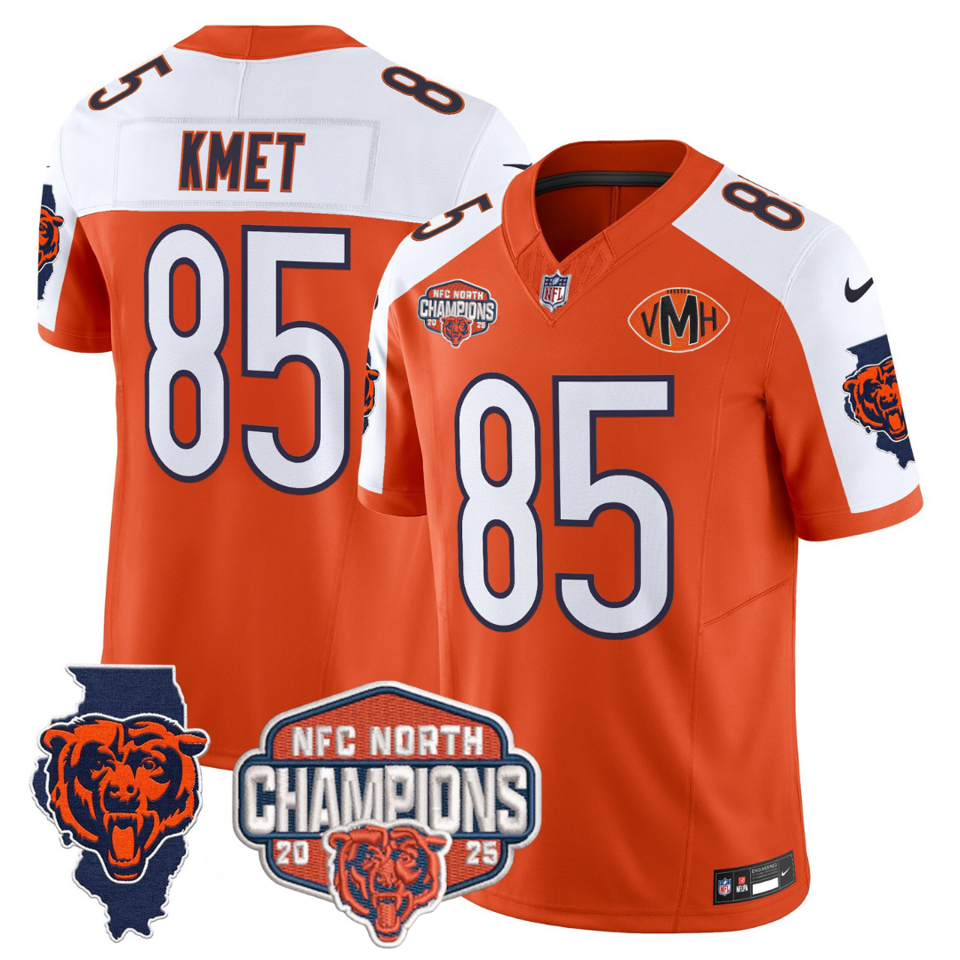 CHI 2025 NFC North Champions Patch Jersey V2 - All Stitched-DTD