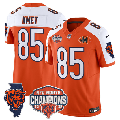 CHI 2025 NFC North Champions Patch Jersey V2 - All Stitched-DTD
