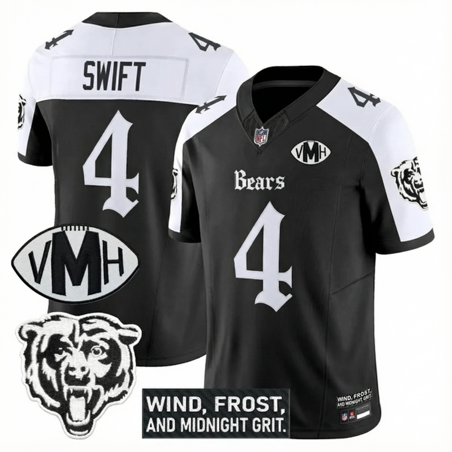 CHI 'Gothic Midway Legacy' VMH Tribute Patch Vapor Limited Jersey - All Stitched-DTD