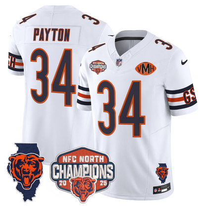 CHI 2025 NFC North Champions Patch Jersey V2 - All Stitched-DTD