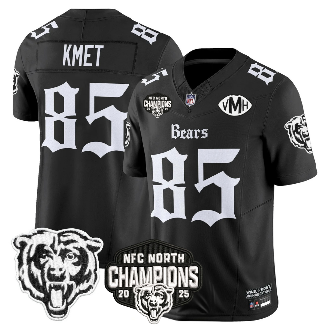CHI 'Gothic Midway Legacy' NFC North Champions Patch Vapor Limited Jersey - All Stitched-DTD