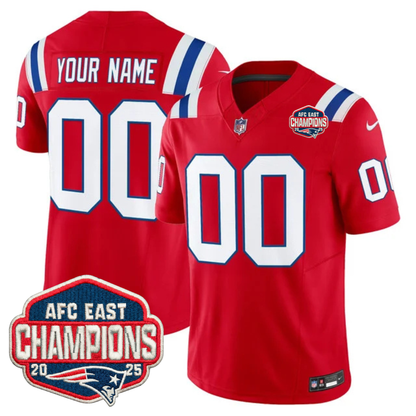 NE AFC East Champions Patch Vapor Limited Jersey - All Stitched-DTD
