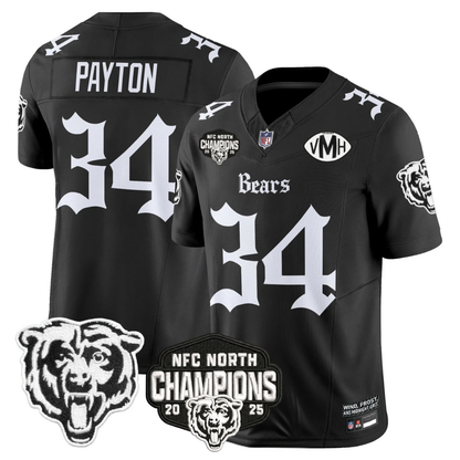 CHI 'Gothic Midway Legacy' NFC North Champions Patch Vapor Limited Jersey - All Stitched-DTD