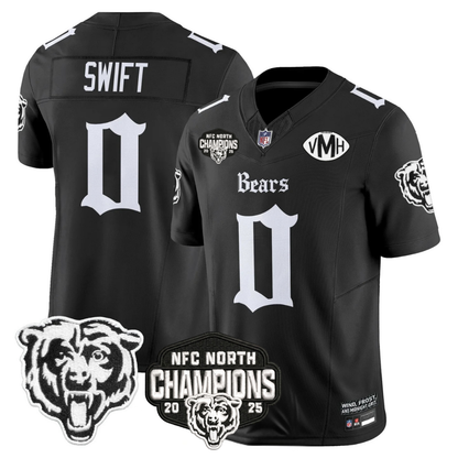 CHI 'Gothic Midway Legacy' NFC North Champions Patch Vapor Limited Jersey - All Stitched-DTD