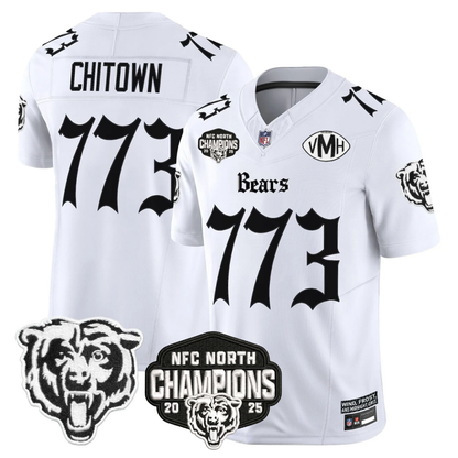 CHI 'Gothic Midway Legacy' NFC North Champions Patch Vapor Limited Jersey - All Stitched-DTD
