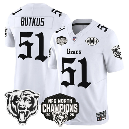 CHI 'Gothic Midway Legacy' NFC North Champions Patch Vapor Limited Jersey - All Stitched-DTD