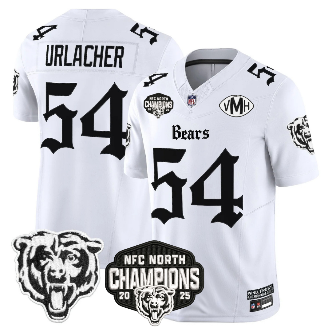 CHI 'Gothic Midway Legacy' NFC North Champions Patch Vapor Limited Jersey - All Stitched-DTD