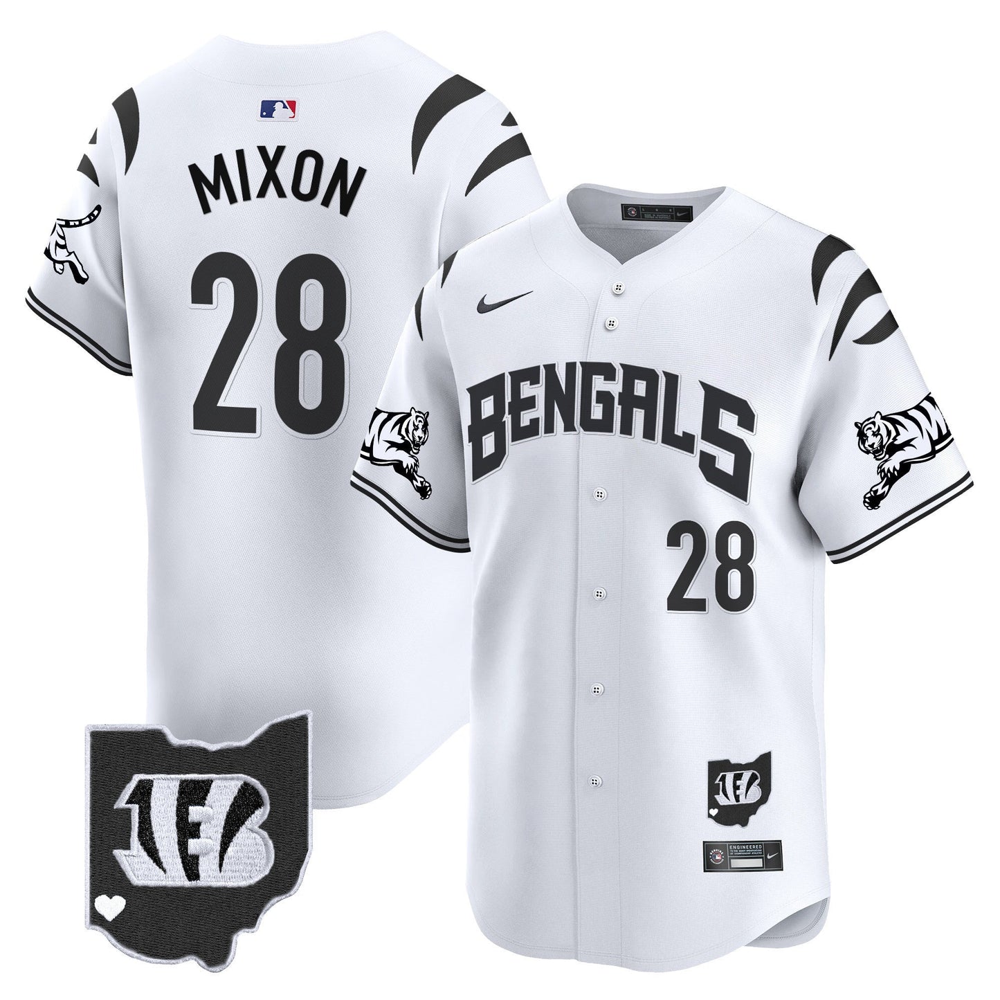 Men's Bengals Vapor Premier Limited Jersey - All Stitched
