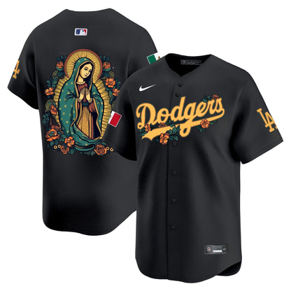 Dodgers Mexico Guadalupe Vapor Premier Limited Jersey V2 - Printed-DTD