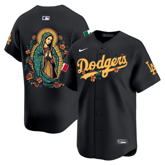 Dodgers Mexico Guadalupe Vapor Premier Limited Jersey V2 - Printed-DTD