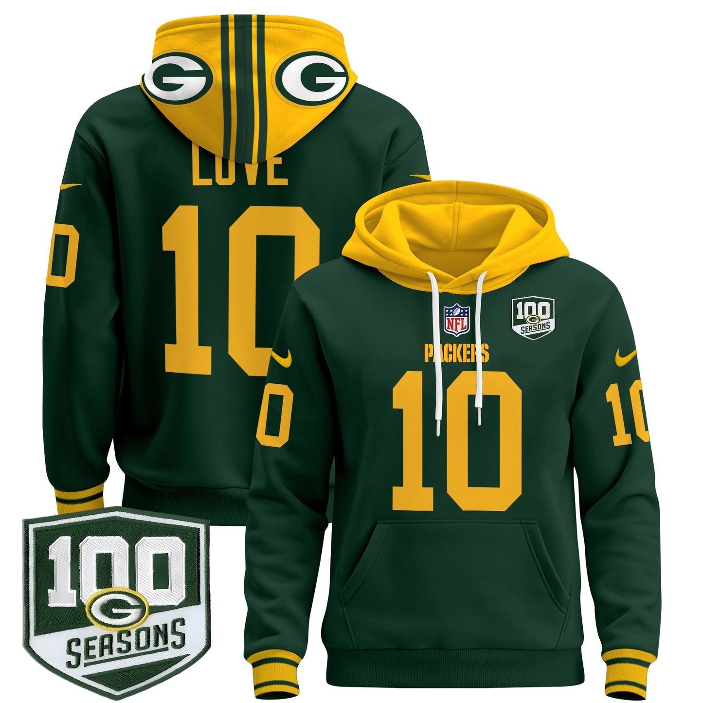 GB Throwback 2024 Pullover Hoodie - All Stitched-DTD