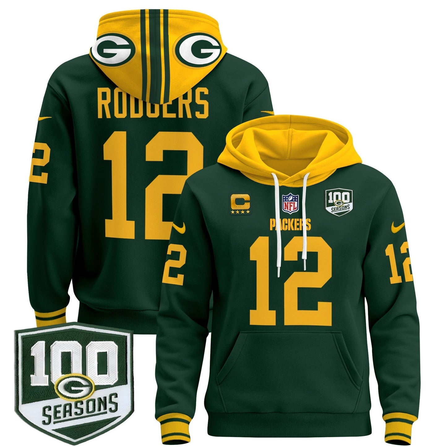 GB Throwback 2024 Pullover Hoodie - All Stitched-DTD