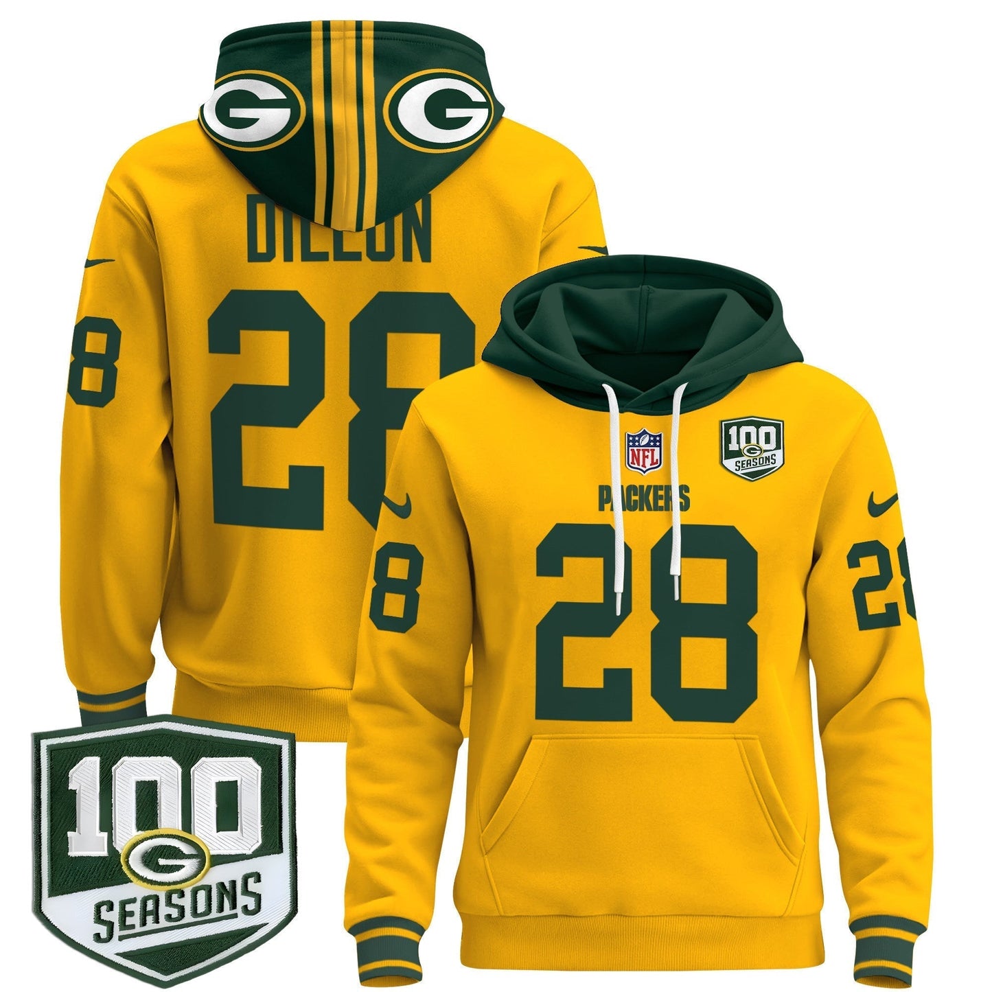 GB Throwback 2024 Pullover Hoodie - All Stitched-DTD