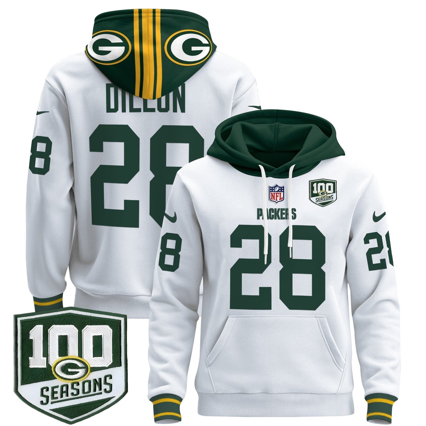 GB Throwback 2024 Pullover Hoodie - All Stitched-DTD