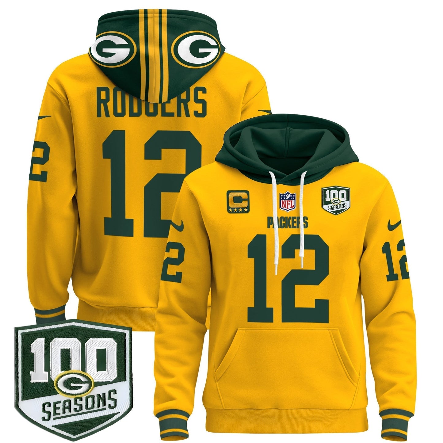 GB Throwback 2024 Pullover Hoodie - All Stitched-DTD