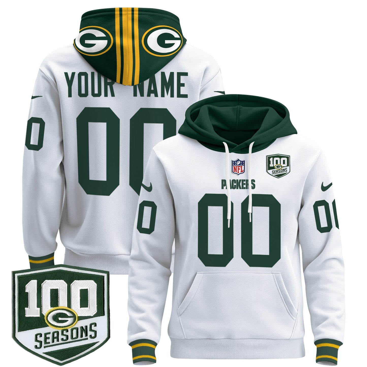 GB Throwback 2024 Custom Pullover Hoodie - All Stitched-DTD