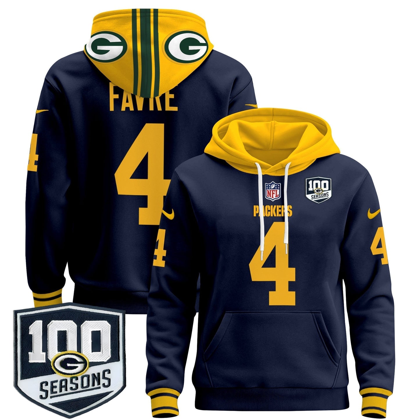 GB Throwback 2024 Pullover Hoodie - All Stitched-DTD