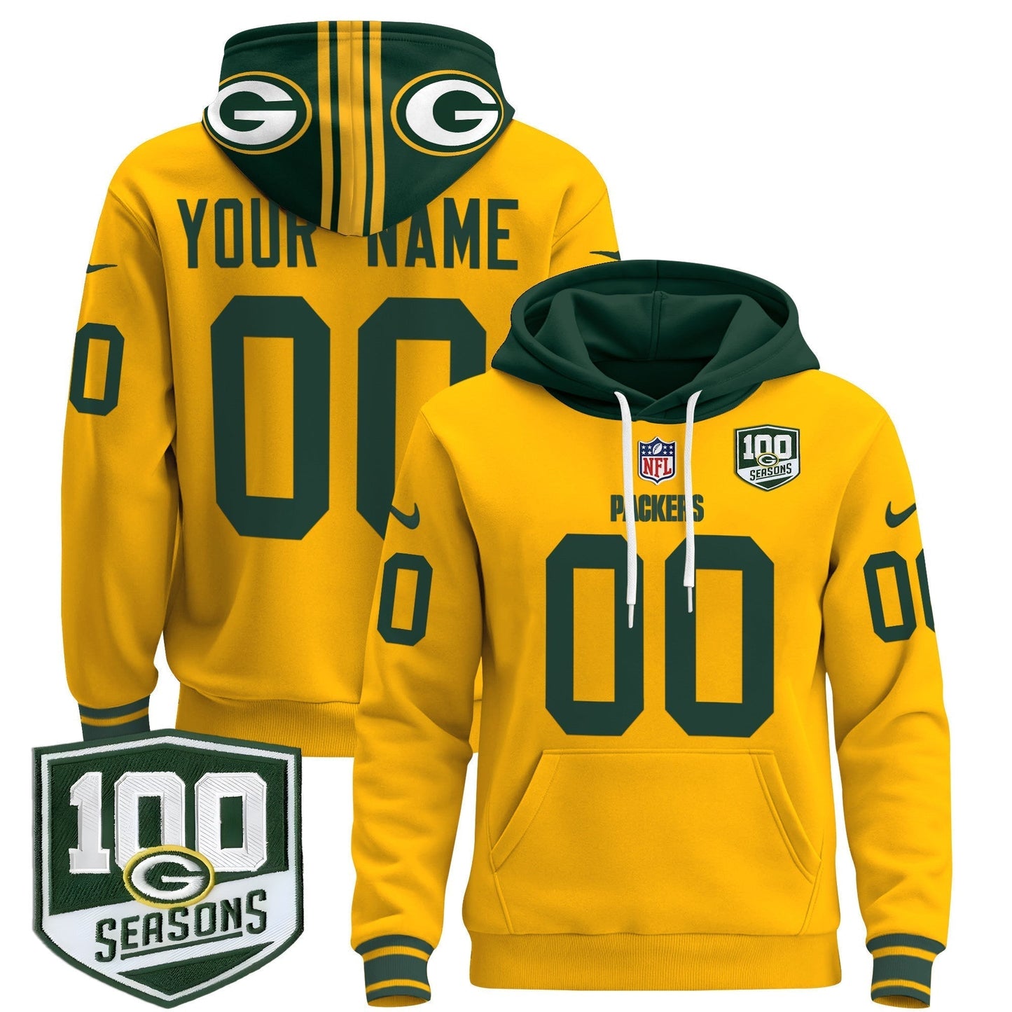 GB Throwback 2024 Custom Pullover Hoodie - All Stitched-DTD