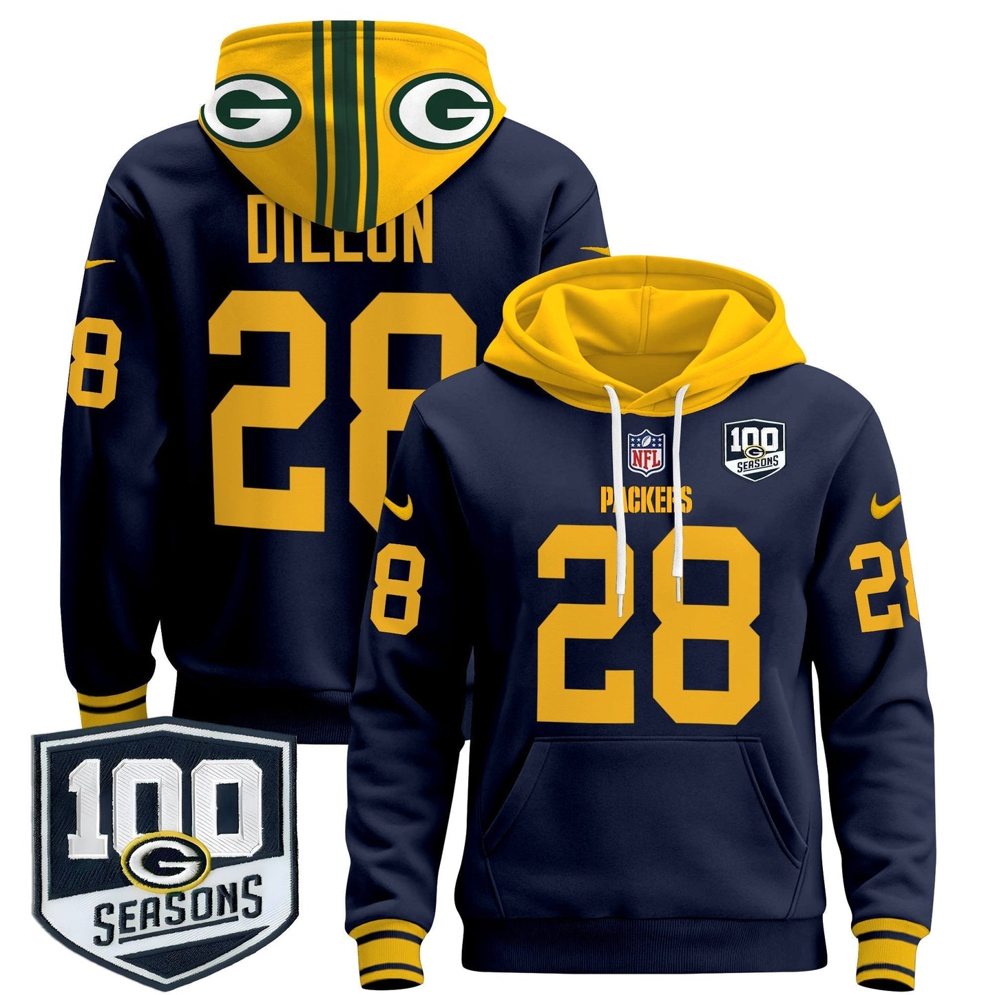 GB Throwback 2024 Pullover Hoodie - All Stitched-DTD