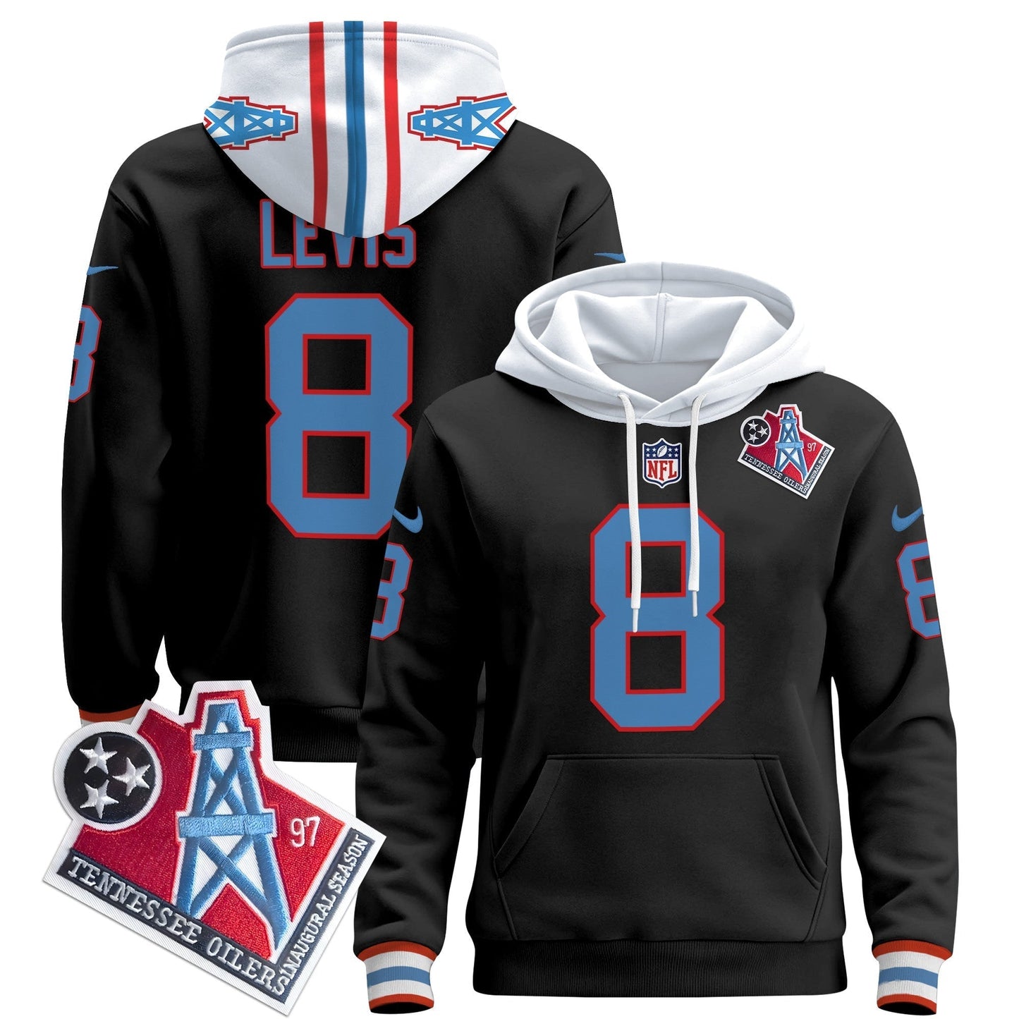 TEN 2024 Pullover Hoodie - All Stitched-DTD
