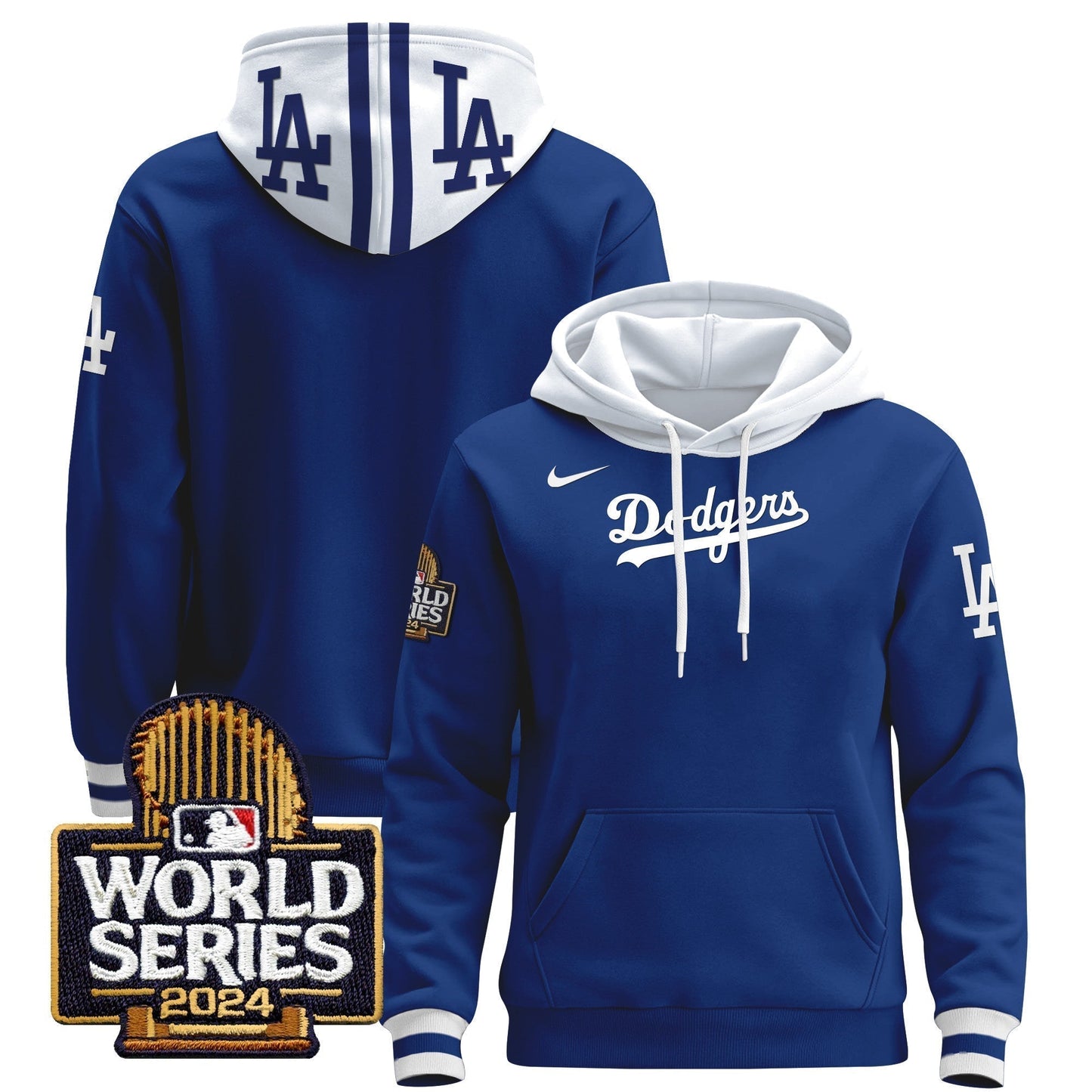 Dodgers 2024 World Series Pullover Hoodie-DTD