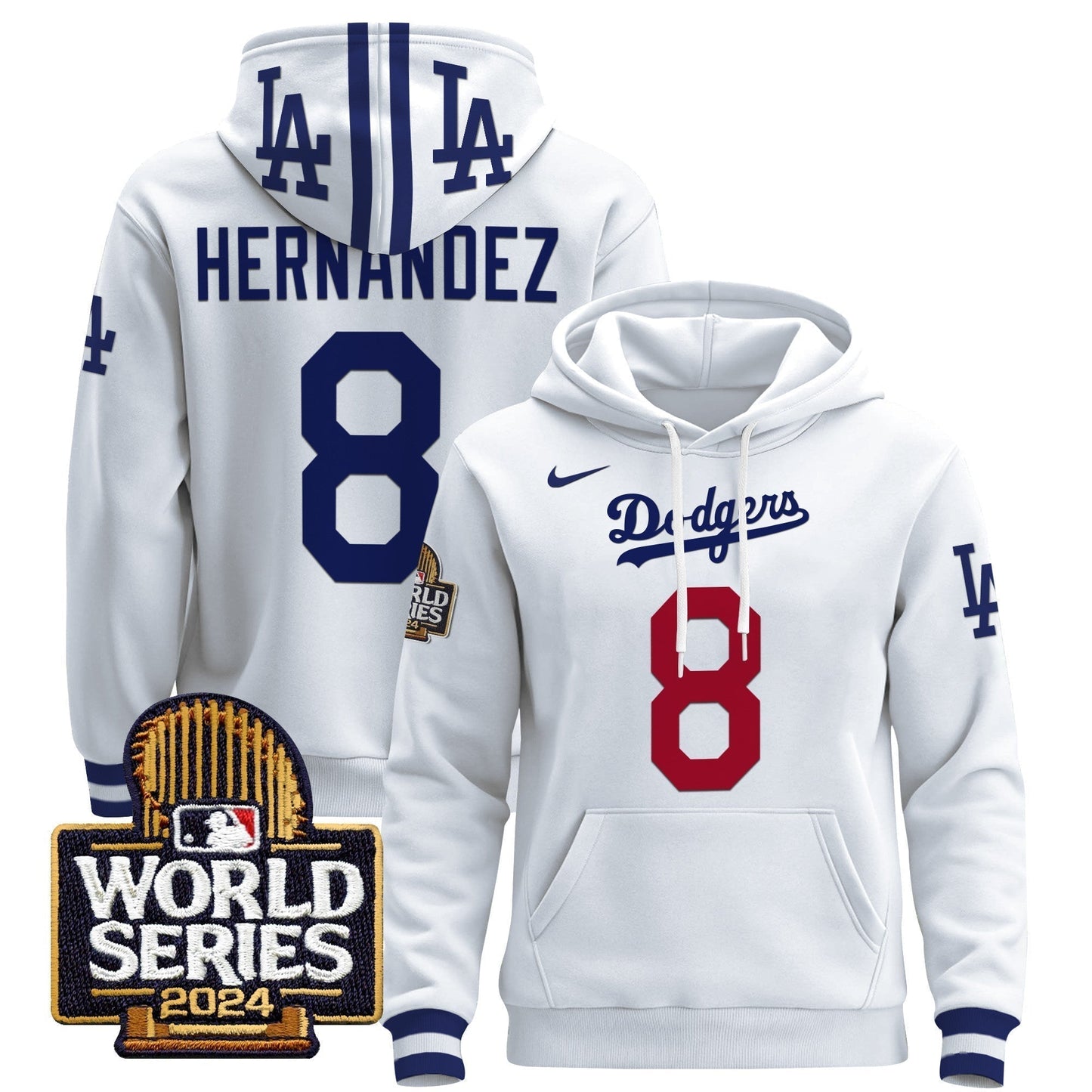 Dodgers 2024 World Series Pullover Hoodie-DTD