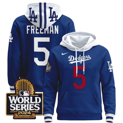 Dodgers 2024 World Series Pullover Hoodie-DTD